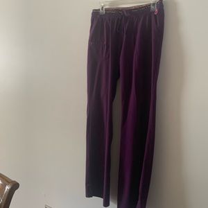 Heart soul eggplant scrub pants Medium
